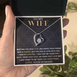 To My Wife - Meeting You Was Fate - Love Necklace