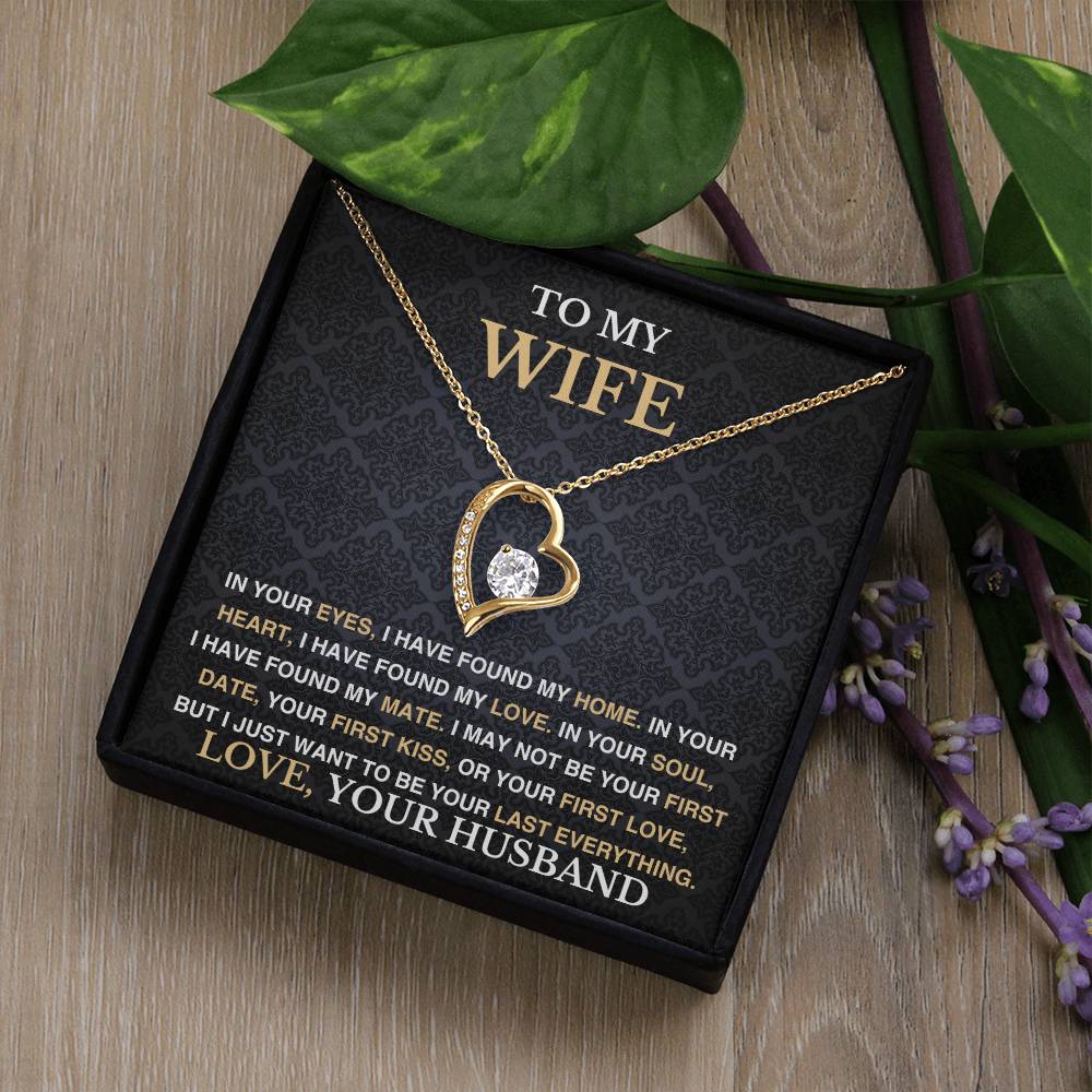 To My Wife - Last Everything - Love Necklace