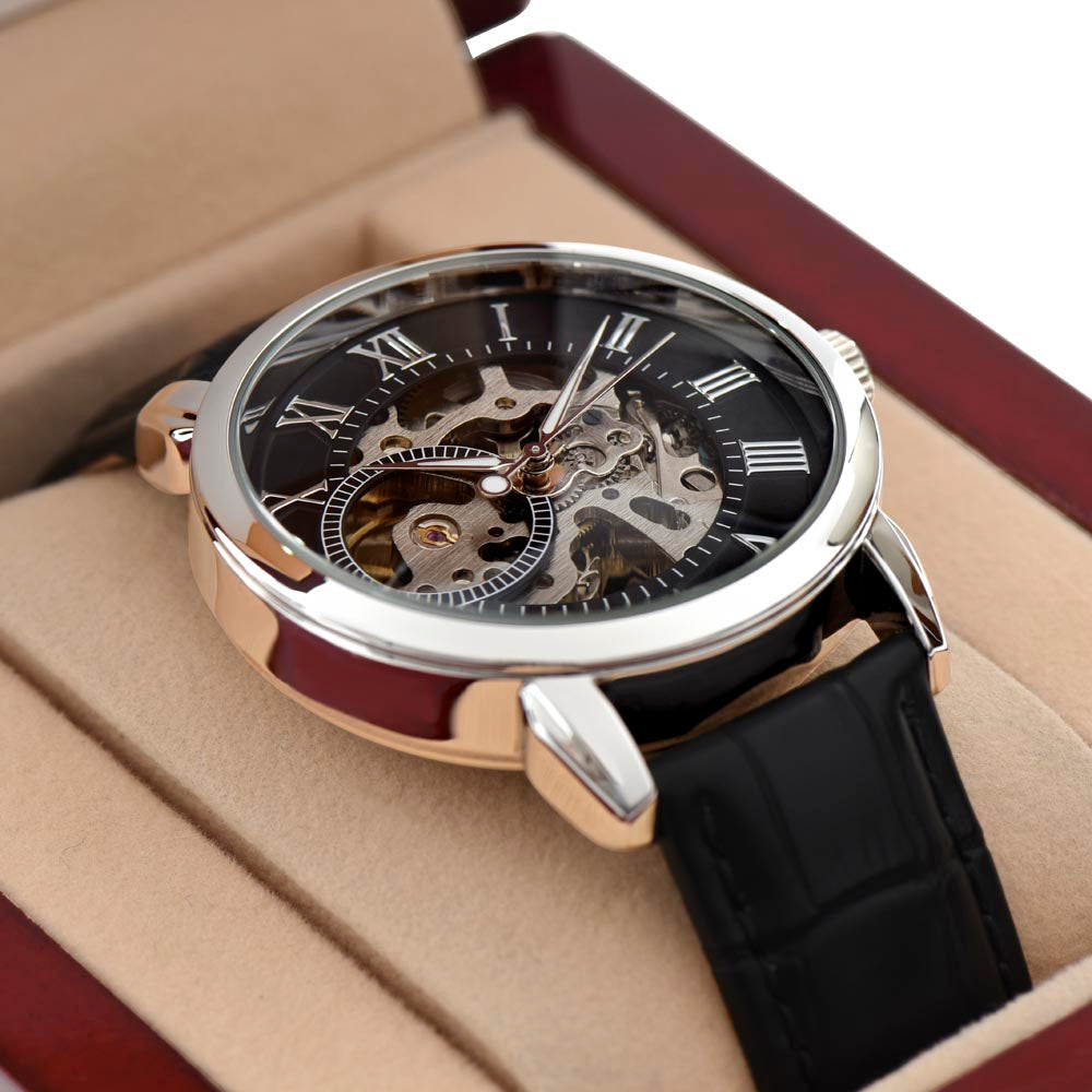Personalized Father's Day Gift for Dad - One Mulligan One Beer Golf Watch Custom Name